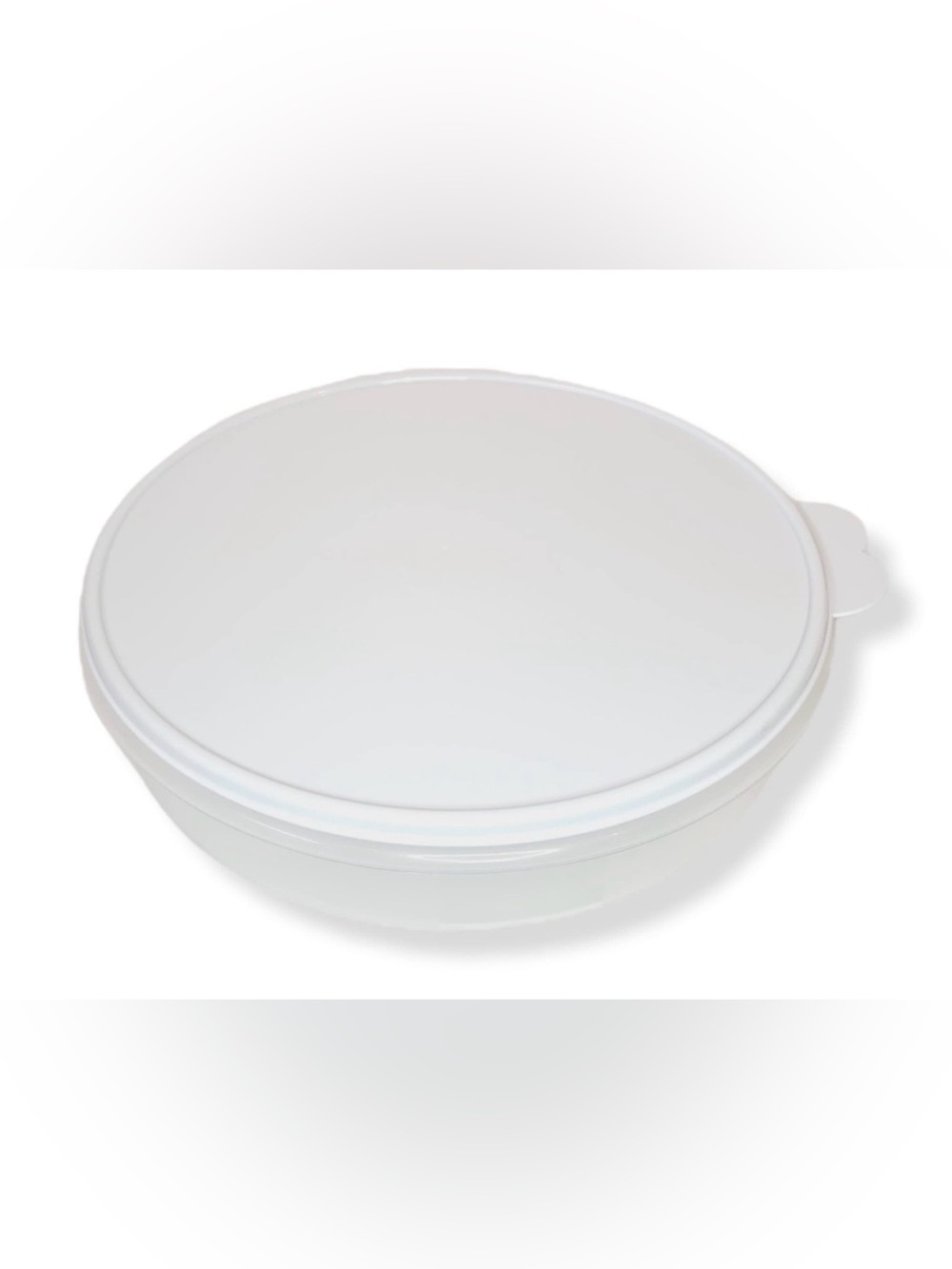 Tupperware Round Container White Lid